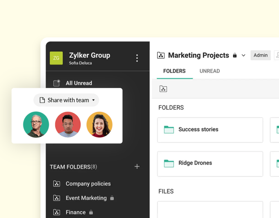 Marketing Projects - Share with team